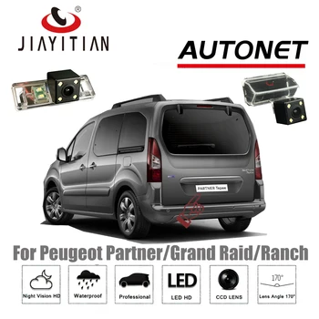 JiaYiTian parkovacia Kamera Pre Peugeot Partner Tepee/Grand Raid/Ranch/Backup Kamera/4LEDS CCD/Nočné Videnie/špz fotoaparát