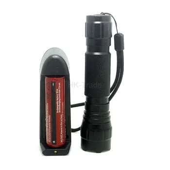 Tinhofire Super Svetlé 2000 Lumenov CREE XML XM L T6 LED Baterka Pochodeň 5 ModeOutdoor Flash Light-001+ batéria+nabíjačka+puzdro