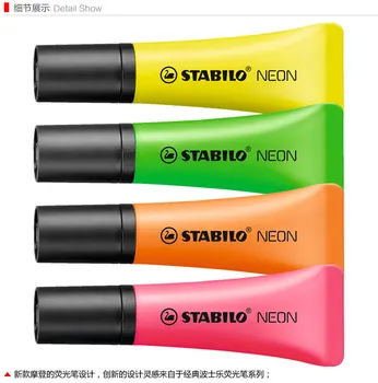 1pcs/Veľa STABILO neon zvýrazňovač zubná pasta marker pero fluorescenčné šikmé boligrafos kancelárske potreby Kancelárske Školské potreby
