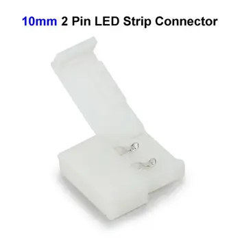 100ks SMD 3528 5050 5730 RGB LED Pásy 10mm 4 Pin FPC Konektory Žiadne Spájkovanie