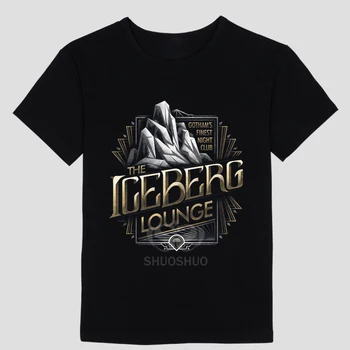 Tlačené okolo Krku Iceberg Lounge Mužov tričko Lacné Ceny tee košele pre Mužov