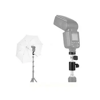 Flash Obuvi Dáždnik, Držiteľ Svetlo Otočný Stojan Kovový Držiak, C Mount Support Pre DSLR fotoaparát