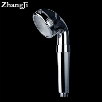 ZhangJi Multi-layer Electroplate Snímač Teploty Sprcha Hlavu Vodné elektrárne Colorul LED Sprcha Hlavu kúpeľňové Doplnky ZJ224