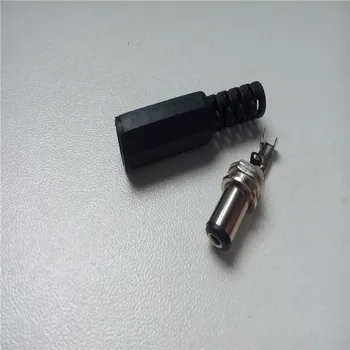 80pcs DC napájací konektor 5.5*2.1 mm 5.5*2,5 mm DC kolíkom DC005 plug zváranie urob si sám