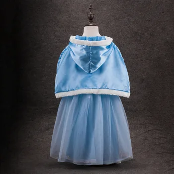 Nové Dievčenské Šaty Popolušky Šípková Princezná Rapunzel Šaty Aurora Deti Strany Elsa Šaty, Kostým Oblečenie 4-10 Rokov