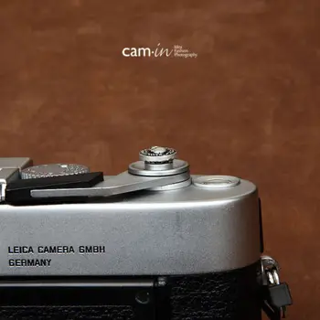 10 mm Cam-v Mäkkom uvoľnenia spúšte Na Leica Contax Fujifilm CAM9111 lebky