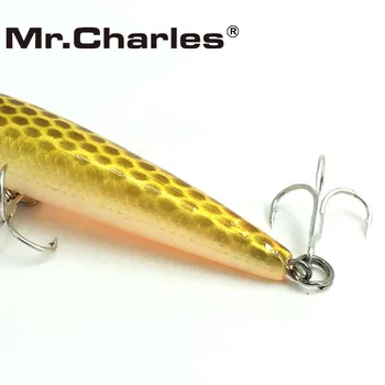 Pán Charles CMC029 Rybárske Lure 60 mm/3.5 g 0-0.3 m Plávajúce Shad Kvalitné Profesionálne Minnow Pevného Návnad 3D Oči Simulované