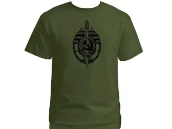 Ruský spojenec zssr staré KGB Sovietskej komunistickej agentúra pre bezpečnosť army zelená t-shirt