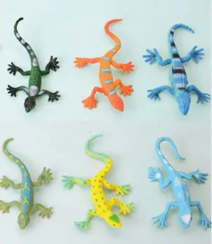 12pcs/veľa Simulácia plaz toy model lizard gecko chameleon lizard environmentálnej bezpečnosti