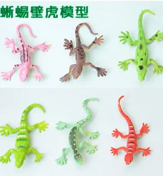 12pcs/veľa Simulácia plaz toy model lizard gecko chameleon lizard environmentálnej bezpečnosti