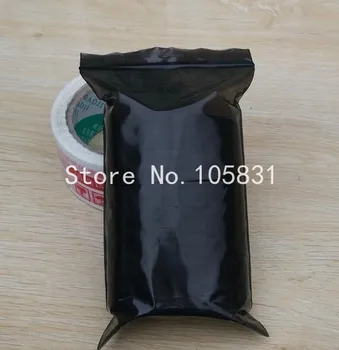 100x Čiernych Nepriehľadných PE ziplock tašky farebné plastové vrece polybags pre elektronické súčasti prášok balenie vlastné logo tlač