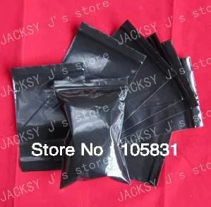100x Čiernych Nepriehľadných PE ziplock tašky farebné plastové vrece polybags pre elektronické súčasti prášok balenie vlastné logo tlač