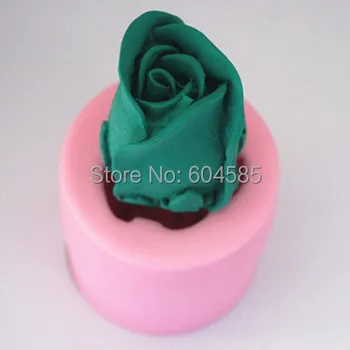 3D Rose 0141 Remeslo Umenie Silikónové Mydlo formy Plavidlá Formy DIY Ručne vyrábané mydlo formy