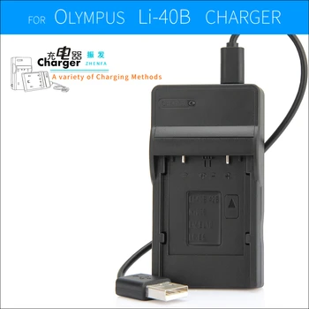 Zhenfa USB Nabíjačka pre OLYMPUS IR-300 IR300 TG-310 TG310 TG-320 TG320 X915 X 915 X-920 X-925 X-930 U1040 U1200 U7020 U70