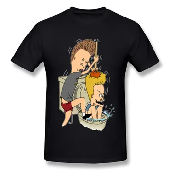 Nový Príchod Človeka Zábavné Beavis a Butthead T shirt Roztomilý Kreslený Štýlový Streetwear T-Shirts 2018 Najnovšie Camiseta