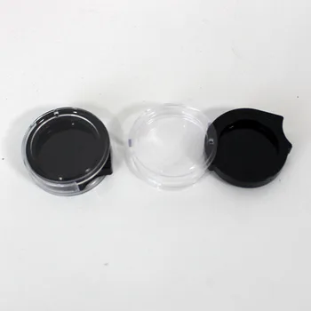 100 ks 2g čierneho plastu očné tiene jar ,2ml mini eyeshadow kozmetické pohárov , 2g malé plastové tvoria balenie