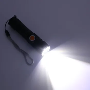 USB blesk Vstavaný Batérie XML-T6 LED Baterkou Nabíjateľná Nepremokavé Bleskové Svetlo, USB Baterky Lampy Linternas s 18650