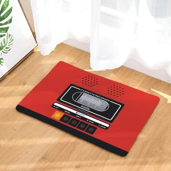 Nový Príchod Rádio Rohože Módne 3D Tper Rohože 40*60 cm Vstup Doormats Umývateľný Podlahy v Kuchyni Kúpeľňa
