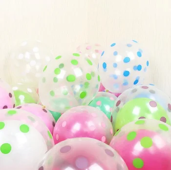 Balóny 12inch=30 cm jasné bodky Darček pre Plavidlá, Narodeniny, Svadobné Party baby sprcha prospech Dekorácie urob si sám