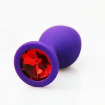 Silikónový Análny Plug Crystal unisex dvore g mieste Stimuluje Zadok Plug Korisť Korálky Šperky, sexuálne Hračky, Milovník Darček