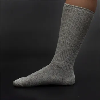 Jednofarebné Mužov Zime A Na Jeseň Vlnené Ponožky Dlho Päty Mužov Pevné Vlnené Ponožky Kvalitné Zime Teplé Ponožky Mužov A2720
