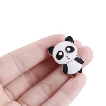 Vysoká Kvalita Karikatúra Roztomilý Smalt Pin Penguin, Panda Zvierat Anime Ikony Žien Brošne Odznak Bunda Klobúk Šperky, Brošne