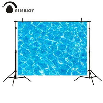 Allenjoy scenérie foto pozadie Plavecký bazén, letné vodné slniečko photocall vinyl fotografické pozadie foto pozadia