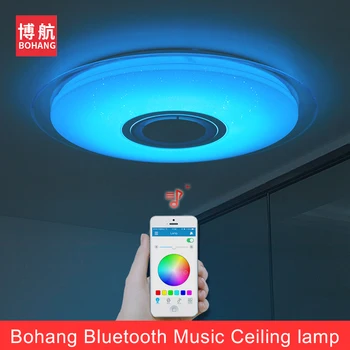 Moderné LED stropné svietidlo RGB Stmievateľné 52W APLIKÁCIE ovládanie Bluetooth & Hudba stropné svetlá obývacia pre izba/spálňa 220V stropné lampy