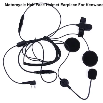 K plug 2 pin walkie talkie pol prilba slúchadlo headset nepremokavé PTT je vhodná pre akúkoľvek prilbu na motocykel závodná headset
