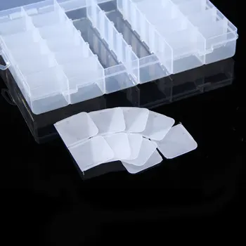 36 Mriežky Plastové Nastaviteľné Šperky Úložný Box Prípade Organizátor Box Úložný Kontajner Prípade