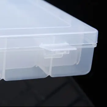 36 Mriežky Plastové Nastaviteľné Šperky Úložný Box Prípade Organizátor Box Úložný Kontajner Prípade