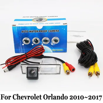 Parkovanie Kamera Pre Chevrolet Orlando 2010~2017 / RCA AUX Drôt Alebo Bezdrôtové Kamery HD / CCD, Nočné Videnie Spätné Kamery