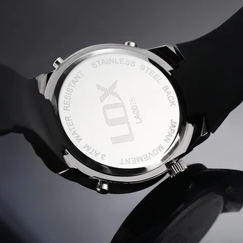 LOX Muži Fashion & Bežné Analógové Digitálne Multifunkčné Hodinky s Duálnym zobrazovaním náramkové hodinky Quartz Vonkajšie Zábavu Hodiny Relojes Hombre