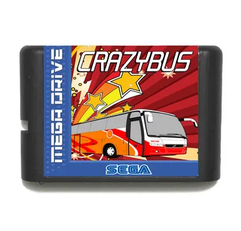 Blázon Bus 16 bit SEGA MD Hra Karty Pre Sega Mega Drive Pre Genesis
