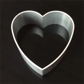 Milujúce Srdce Tvar Hliníkové Biscuit Plesne Pečenie Fondant Tortu Formy DIY Sugarcraft 3D Pečivo Cookie Frézy D872