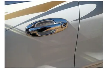 Pre Hyundai Santa Fe 2001-2006 Príslušenstvo Chrome Výbava Vonkajšie Kľučky Zahŕňa Klasické 2002 2003 2004 Auta Styling Nálepky