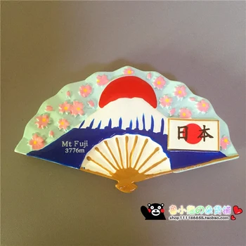 Krajiny Mount Fuji Cherry Blossom Ventilátor Doll Style Magnety Na Chladničku Nálepky Domáce Dekorácie Chladnička Príslušenstvo Cestovanie So Suvenírmi