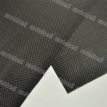 1pcs 0,3 mm Hrúbka 500x250mm 250x250mm 500x600mm Carbon Fiber Doska Panel Plech S 3 k Plaine Väzbe Lesklý Povrch