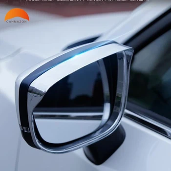 Pre Mazda CX5 CX-5 2017 2018 Chrome Dvere Zrkadlo Dážď Sneh Stráže Spätné Zrkadlo Dažďový Clonu Kryt Výbava Dážď Obočie Príslušenstvo