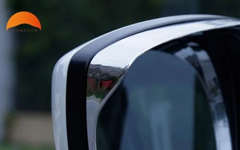 Pre Mazda CX5 CX-5 2017 2018 Chrome Dvere Zrkadlo Dážď Sneh Stráže Spätné Zrkadlo Dažďový Clonu Kryt Výbava Dážď Obočie Príslušenstvo