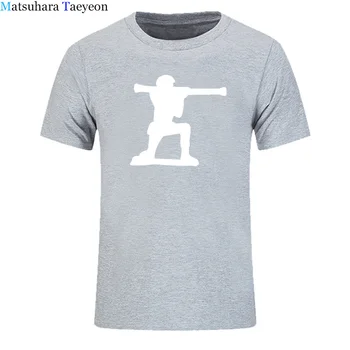 Matsuhara Taeyeon značky arder T-shirt mužov Krátky rukáv, okrúhly golier, Vojaci, Streľba tlač tričko pánskeho oblečenia