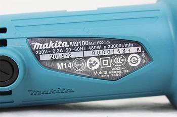 Nový záznam Japonsko Makita M9100B Elektrický Mlyn Kovové brúska Rovno Mlyn 33000rpm Vysoko-rýchlostný Elektrický Mlyn 480W 20 MM