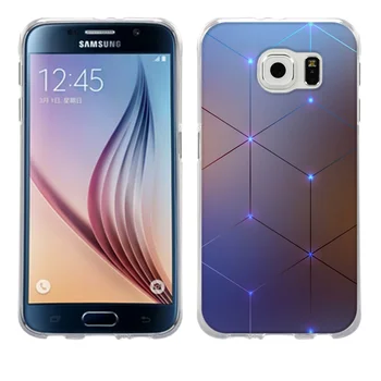 Kryt Prípade Fundas Samsung Galaxy S6 G9200 G920F Zadný Kryt Mäkké Silikónové TPU Vzory Telefón Tašky pre Samsung S6 prípadoch Couqe