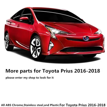 Vysoká Kvalita Pre Toyota Prius 2016 2017 2018 auto tvarovanie krytu detektora stick rám lampa výbava ABS chrome dvere auta rukoväť 4pcs