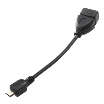 10x Nový USB 2.0 Žena Micro USB B Samec OTG Kábel Dátum