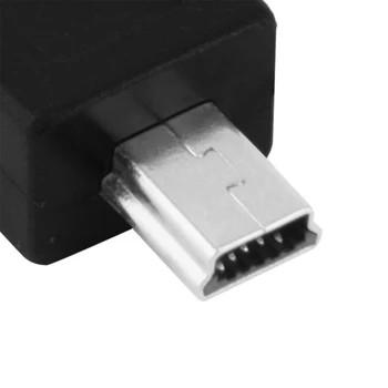 Marsnaska Prenosné a Elegantné Čierna Farba, Micro USB Samicu na Mini USB Muž Adaptér Converter Vhodné Použiť