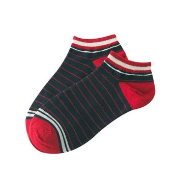 [COSPLACOOL]Candy farby mužov ponožky kórejský jar/leto módne bežné mužské Sokken hrubé prúžky prúžok bavlna calcetines hombre