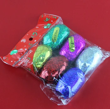 6pcs-veľa Fóliový balón pásky 5 mm * 10m strany svadobné darčeky veľkoobchod party dekorácie, hračky