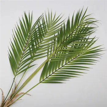 Veľké Umelé Rastliny Bonsai Zelená Papradie Listov Palmové Listy Domov Svadobné Dekorácie Plastové Falošné Kvety List