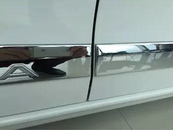 Auto styling detektor ABS chrome Bočné Dvere Telo Kryt výbava palice Pásy Liatie 4pcs pre Toyota Sienna